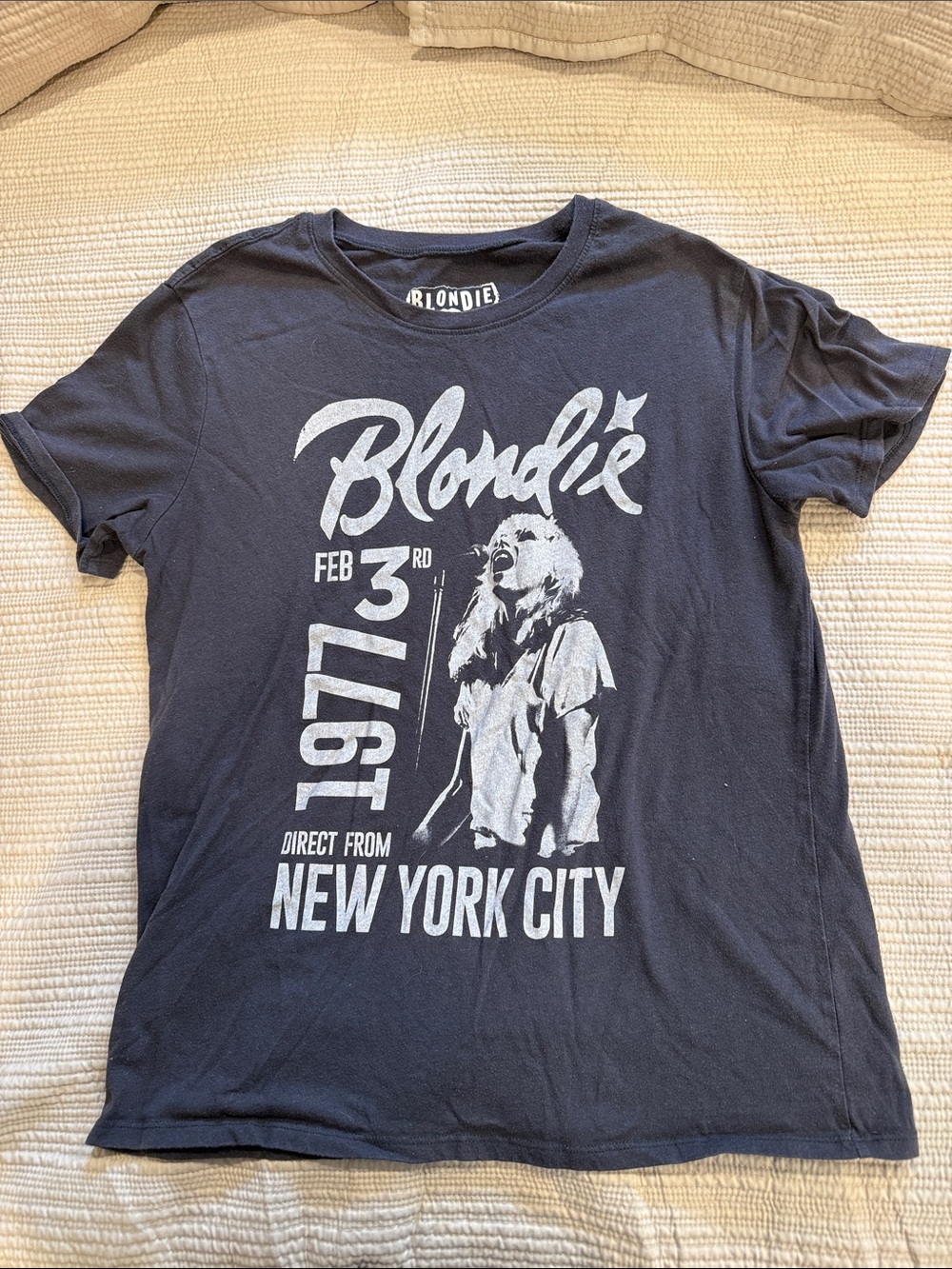 Blondie New York City Graphic Band Tee - Black & White
